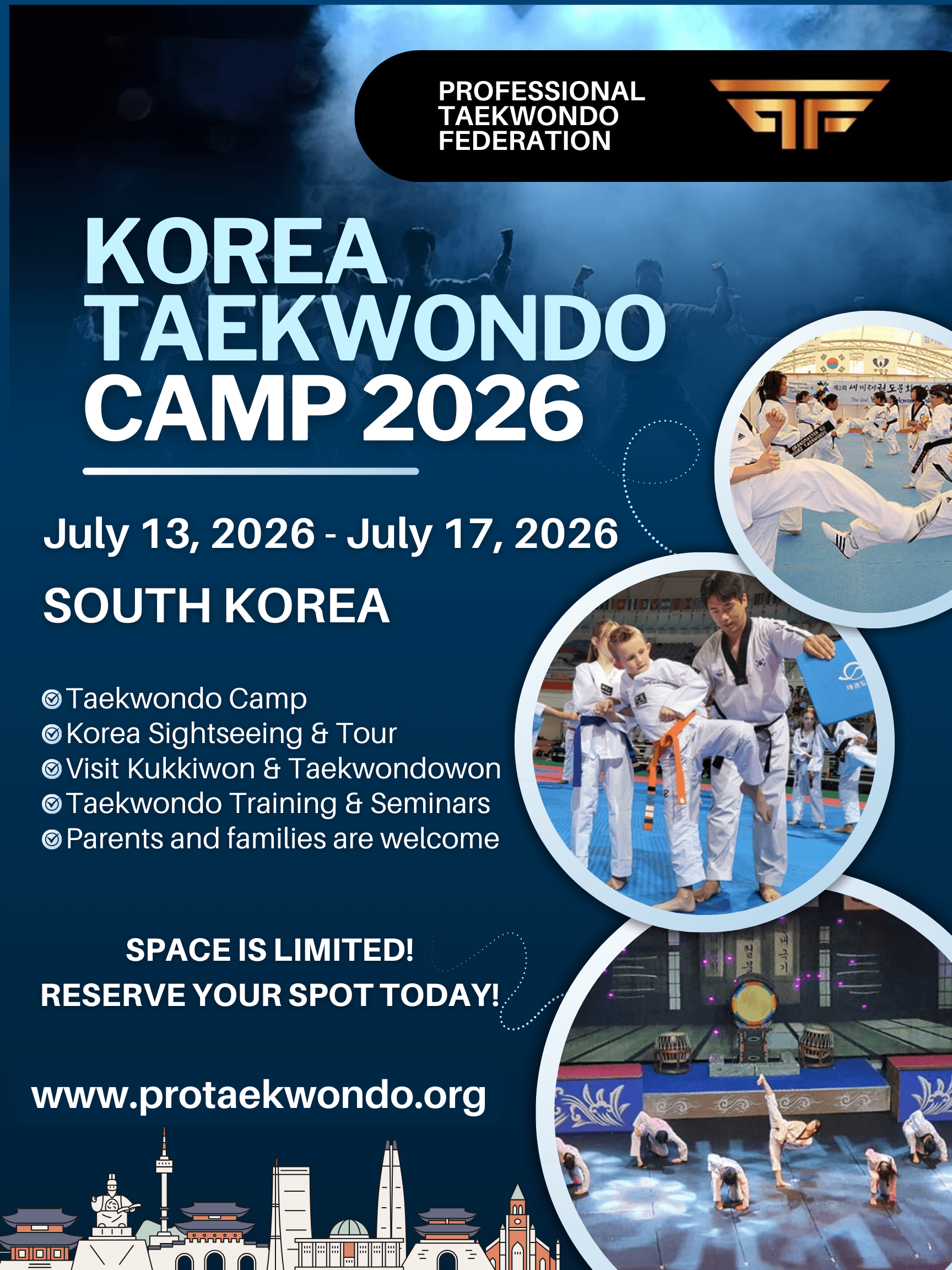Korea Taekwondo Camp 2026